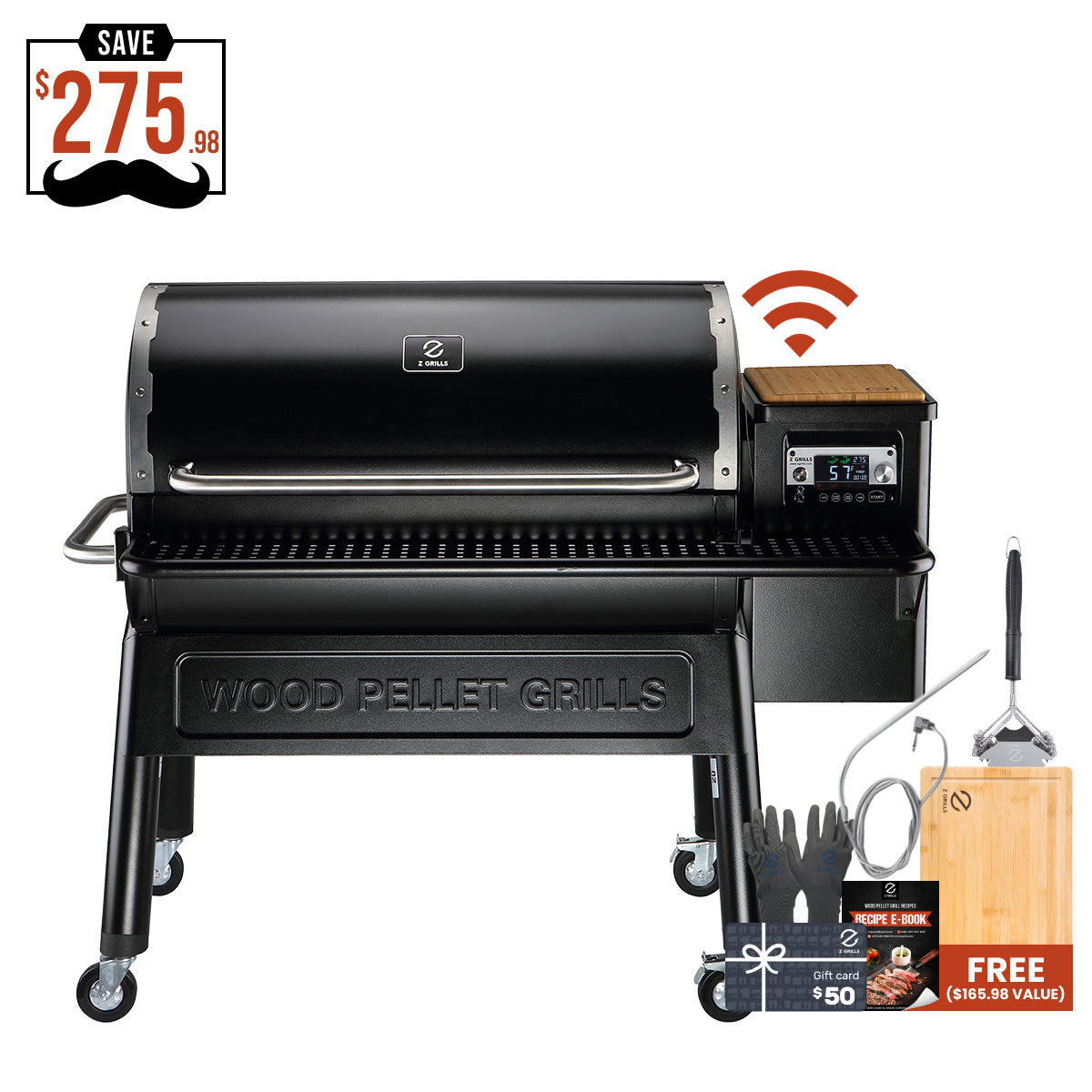 Multitasker 11002B with Wi Fi Wood Pellet Grills Z Grills